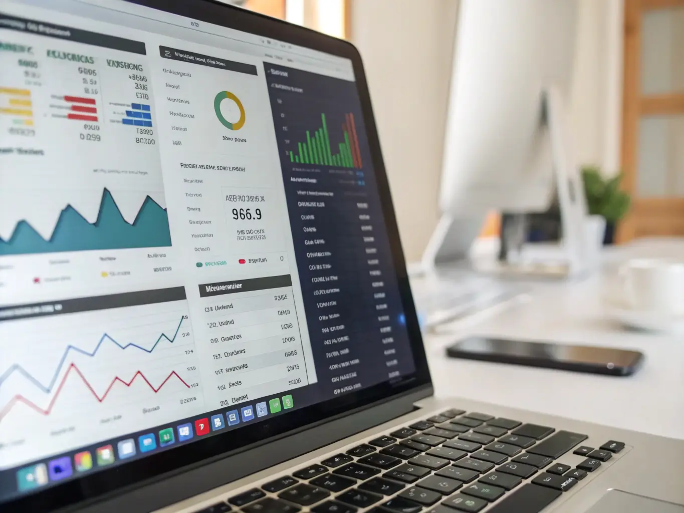 A dashboard displaying various financial management tools, such as budgeting, expense tracking, and investment analysis, all powered by Lumin Digital.